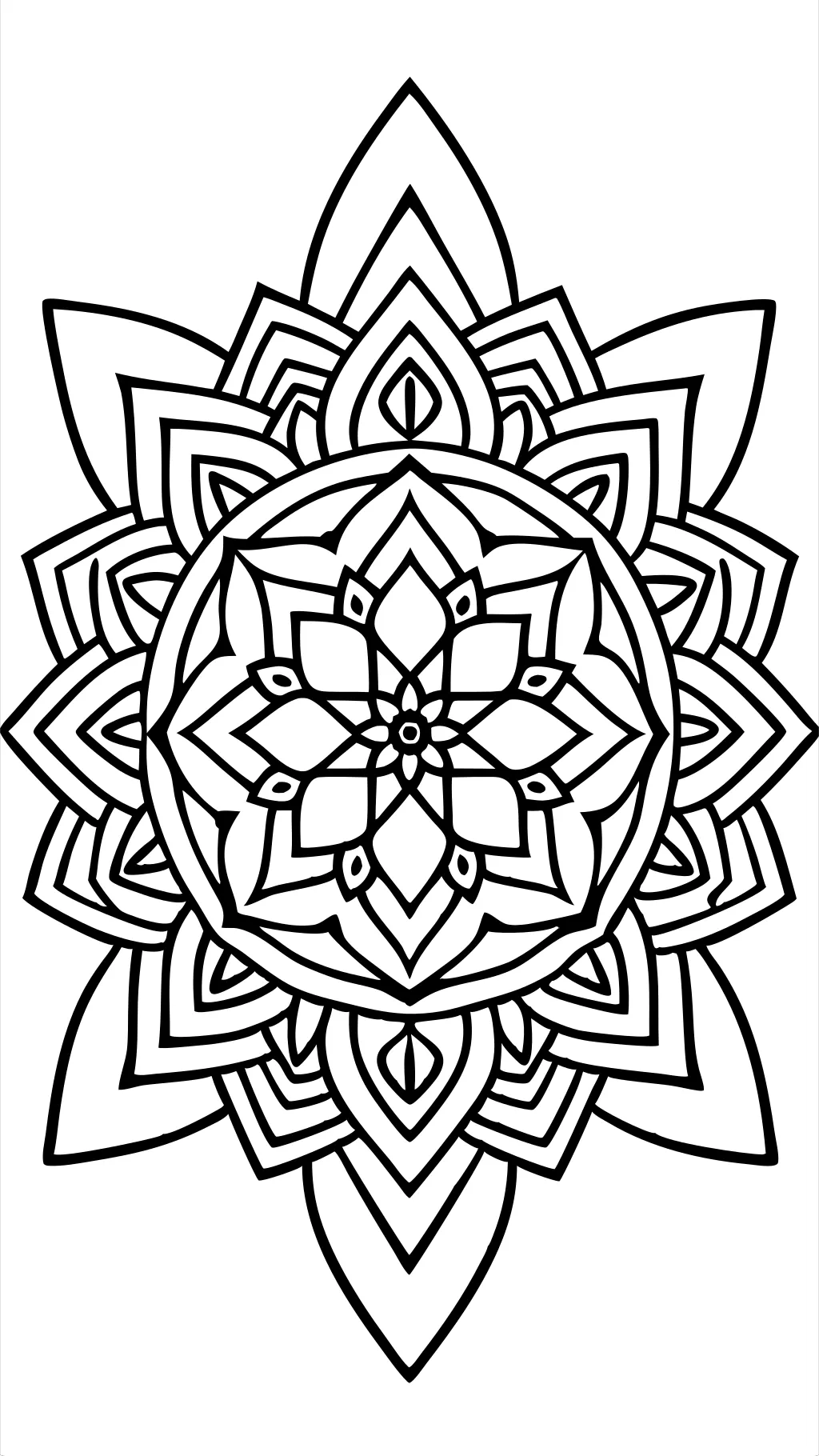 geometric design coloring pages